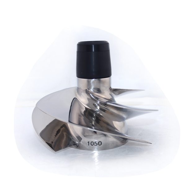 Jet Ski Impeller for Sea Doo RXP-X 300 (2021~) GTR 300 (2024) Polished 4 Blades 161mm Compatible Impeller Assembly 267001050