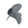 Outboard Aluminum Propeller for Honda 2/4 Stroke Engine Motor 25hp 30hp 10 Spline Tooth (Diameter: 9 7/8, Pitch: 9-15) - Image 3