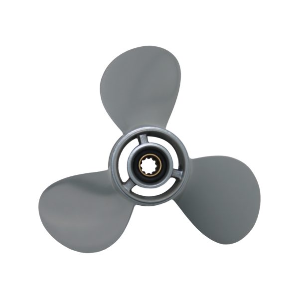 Outboard Aluminum Propeller for Honda 2/4 Stroke Engine Motor 25hp 30hp 10 Spline Tooth (Diameter: 9 7/8, Pitch: 9-15) - Image 2