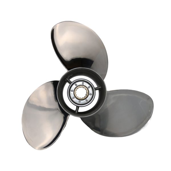 Stainless Steel Outboard Propeller 10 3/8x13 for Honda BF 35-60hp Engine Motor - Image 2