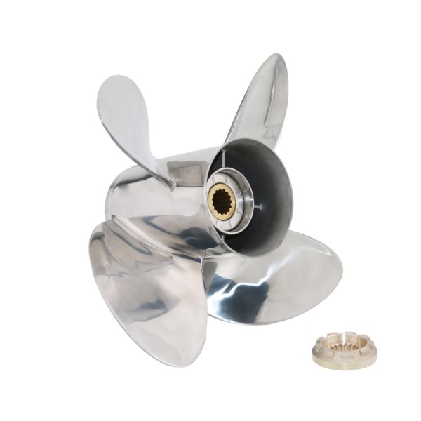 4 Blades Stainless Steel Outboard Propeller for Honda BFP 60hp BF 75-130hp Engine Motor 15 Spline Tooth - Image 4