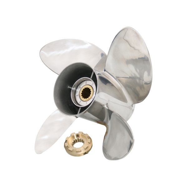 4 Blades Stainless Steel Outboard Propeller for Honda BFP 60hp BF 75-130hp Engine Motor 15 Spline Tooth - Image 3