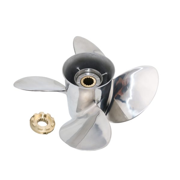 4 Blades Stainless Steel Outboard Propeller for Honda BFP 60hp BF 75-130hp Engine Motor 15 Spline Tooth - Image 2