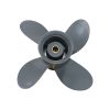 4 Blades Outboard Aluminum Propeller for Honda Engine Motor 4 Stroke BF 8-20hp 8 Spline Tooth - Image 4