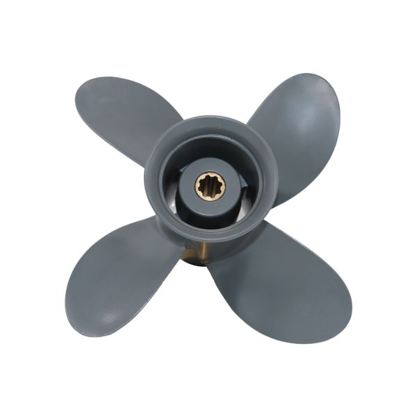 4 Blades Outboard Aluminum Propeller for Honda Engine Motor 4 Stroke BF 8-20hp 8 Spline Tooth - Image 4