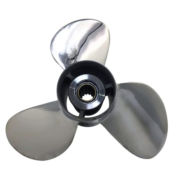 Outboard Propeller Stainless Steel Fit BRP,Johnson,Evinrude,OMC Stern Drive Boat Engines 40HP -75HP 13 Spline Tooth（Dia：11 1/8） - Image 3