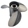 Outboard Propeller Stainless Steel Fit BRP,Johnson,Evinrude,OMC Stern Drive Boat Engines 40HP -75HP 13 Spline Tooth（Dia：11 1/8） - Image 4