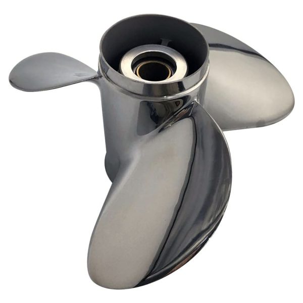 Outboard Propeller Stainless Steel Fit BRP,Johnson,Evinrude,OMC Stern Drive Boat Engines 40HP -75HP 13 Spline Tooth（Dia：11 1/8） - Image 4