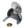 13 1/4X17 Outboard Propeller Stainless Steel Fit BRP,Johnson,Evinrude,OMC Stern Drive Boat Engines 40HP -140HP 3 Blades 13 Spline Tooth (RH/LH) - Image 3