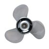 13 1/4X17 Outboard Propeller Stainless Steel Fit BRP,Johnson,Evinrude,OMC Stern Drive Boat Engines 40HP -140HP 3 Blades 13 Spline Tooth (RH/LH) - Image 5
