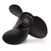 9 1/4x10 Aluminum Outboard Boat Propeller fit Johnson Evinrude Cupped Prop Engines 9.9-15HP,10-Spline - Image 3