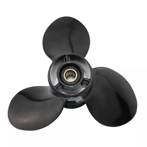 9 1/4x10 Aluminum Outboard Boat Propeller fit Johnson Evinrude Cupped Prop Engines 8-15HP,13-Spline - Image 2