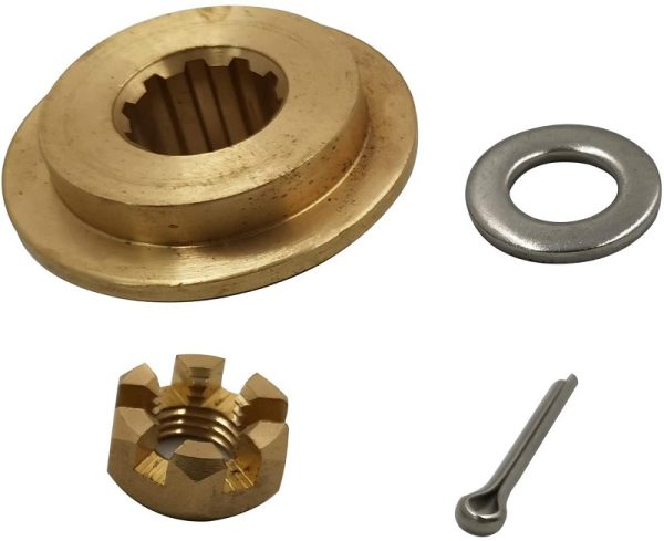 20-30 HP Hardware Hub Kits Installation fit TOHATSU Outboard Propeller, Thrust Washer/Spacer/Washer/Nut/Cotter Pin Included