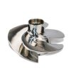 Jet Ski Jet Boat Impeller for Sea Doo PWC Compatible 267000940 267000431 267000532 4 Blades 155.5mm Sand Blasted / Polished - Image 2