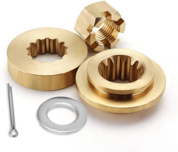 35-60HP Hardware Hub Kits Installation fit Honda Outboard Propeller, Thrust Washer/Spacer/Washer/Nut/Cotter Pin Included - Image 2
