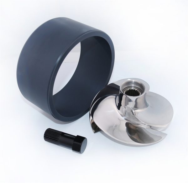 Jet Ski Impeller for Sea Doo Watercraft PWC Compatible SOLAS SG-CD-10/16 Sand Blasted / Polished 3 Blades 150mm
