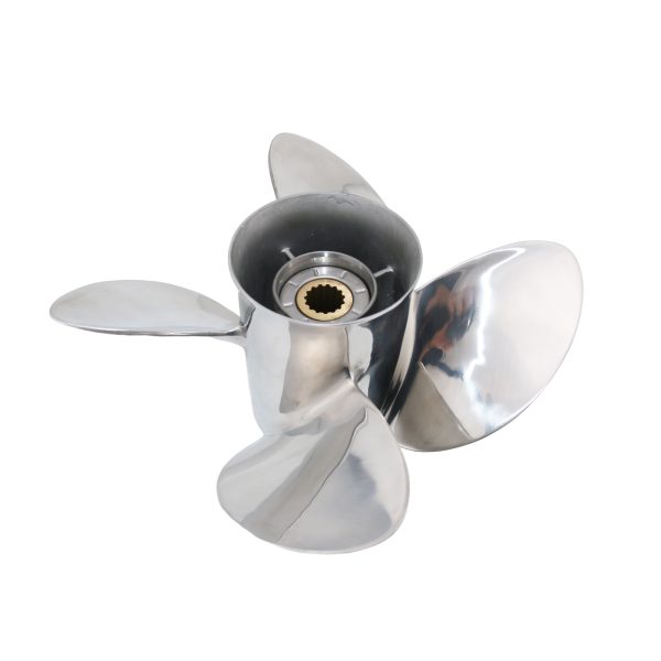 13 1/2×14 Outboard Propeller Stainless Steel Fit Suzuki Boat Engines DF60-DT140 4 Blades - Image 2