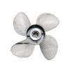 13 1/2×14 Outboard Propeller Stainless Steel Fit Suzuki Boat Engines DF60-DT140 4 Blades - Image 3