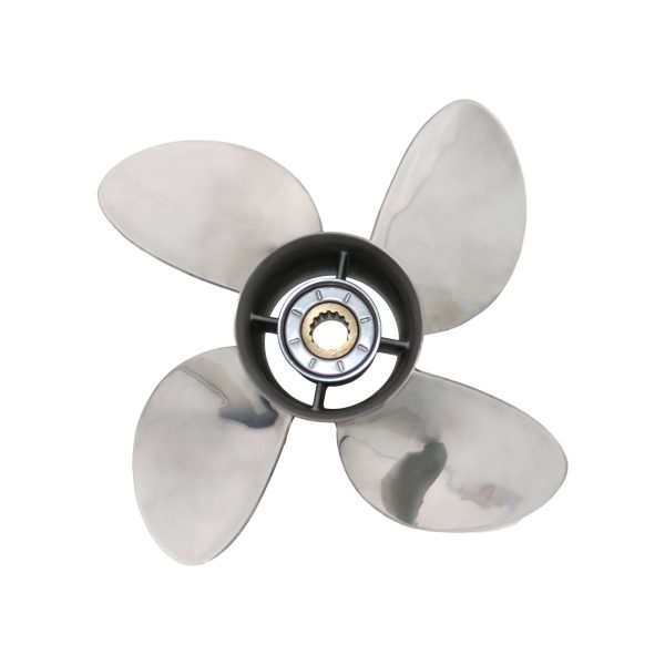 13 1/2×14 Outboard Propeller Stainless Steel Fit Suzuki Boat Engines DF60-DT140 4 Blades - Image 4