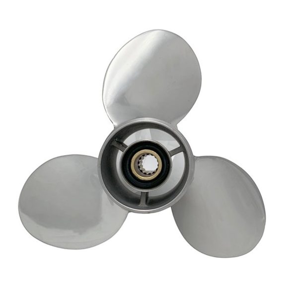 Stainless Steel Propeller 10 1/4x12 for JOHNSON Outboard 25-30HP Prop 10 Tooth RH OEM NO:5032109 - Image 2