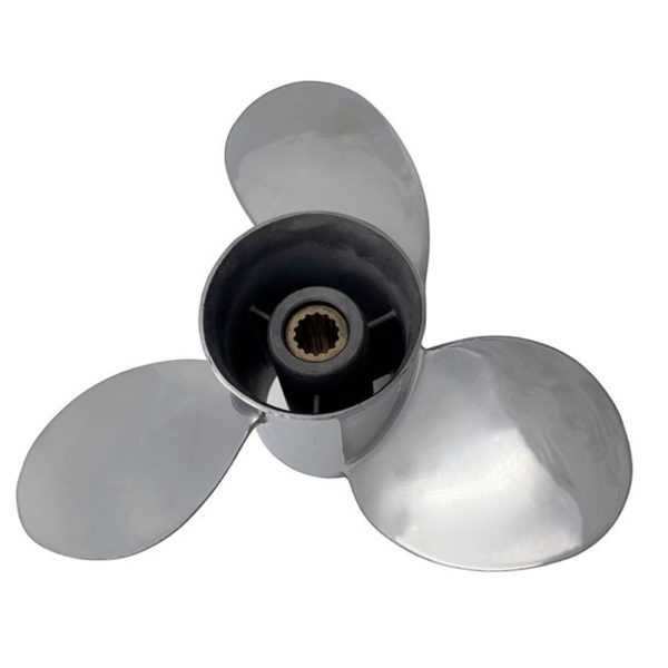 Stainless Steel Propeller 10 1/4x12 for JOHNSON Outboard 25-30HP Prop 10 Tooth RH OEM NO:5032109 - Image 3