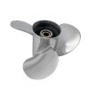 Stainless Steel Propeller 10 1/4x12 for JOHNSON Outboard 25-30HP Prop 10 Tooth RH OEM NO:5032109 - Image 4