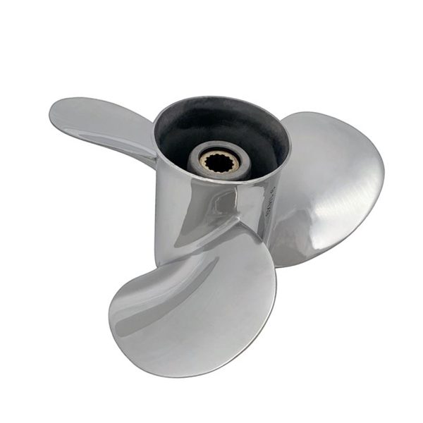 Stainless Steel Propeller 10 1/4x12 for JOHNSON Outboard 25-30HP Prop 10 Tooth RH OEM NO:5032109 - Image 4