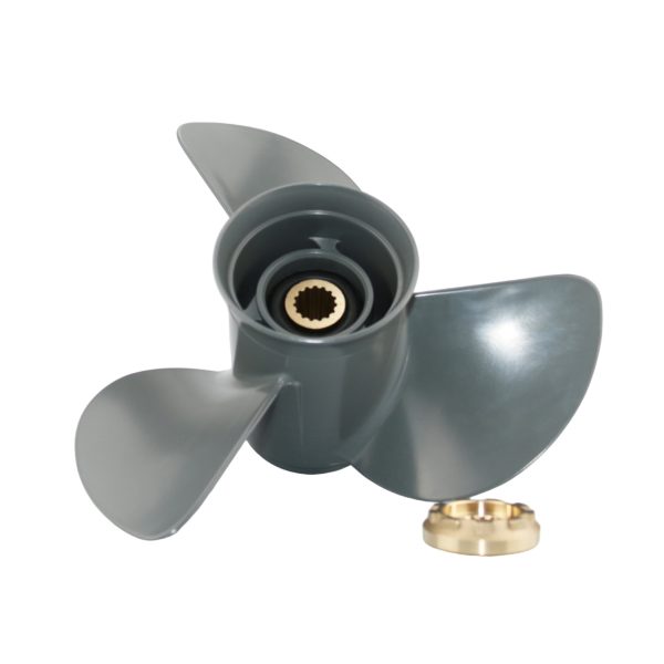 Outboard Aluminum Propeller 13 1/2x15“ Pitch for Honda Engine Motor 4.25" Gearcase