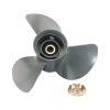 Outboard Aluminum Propeller 13 1/2x15“ Pitch for Honda Engine Motor 4.25" Gearcase - Image 4
