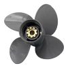 4 Blades 13X15 Outboard Aluminum Propeller for Honda Engine Motor 4.25" Gearcase