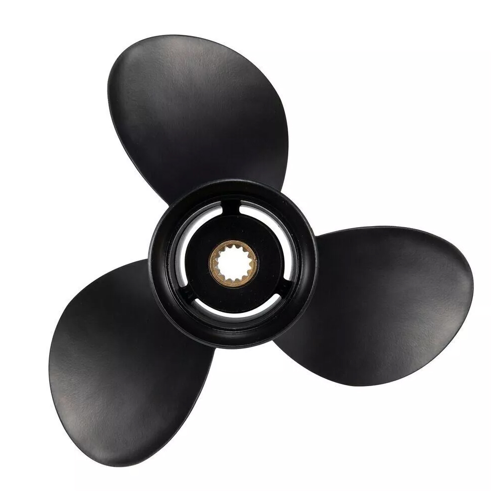 Boatman 11.6x14 Aluminum Propeller For Johnson/Evinrude 40-50 HP – 3-Blade, 13-Spline, Right Hand Rotation
