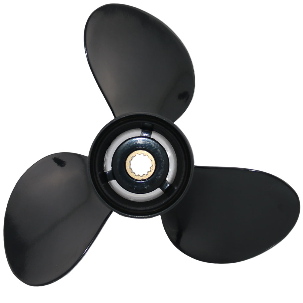 thumbnail image 2 of 11 3/8 X 12 Propeller For Yamaha 40/50/60HP 2-Stroke Outboard - 3 Blade Aluminum 2 of 5