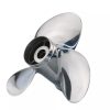 9 1/4x11 Stainless Steel Outboard Boat Propeller fit Johnson Evinrude Cupped Prop Engines 8-15HP,10-Spline - Image 3