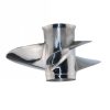 9 1/4x11 Stainless Steel Outboard Boat Propeller fit Johnson Evinrude Cupped Prop Engines 8-15HP,10-Spline - Image 4