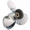 9 1/4x11 Stainless Steel Outboard Boat Propeller fit Johnson Evinrude Cupped Prop Engines 8-15HP,10-Spline - Image 5