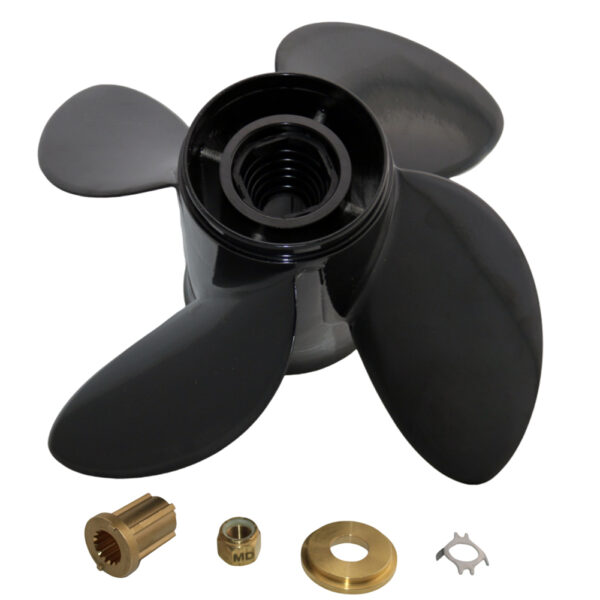 Outboard Propeller Aluminum Fit Mercury Boat Engines 90HP - 300HP 4 Blades - Image 4