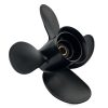 10.6x12 Outboard Propeller Aluminum Fit Mercury Boat Engines 25HP - 70HP Pressed-In Hub 4 Blades