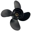 10.3x13 Outboard Propeller Aluminum Fit Mercury Boat Engines 25HP - 70HP Pressed-In Hub 4 Blades - Image 2