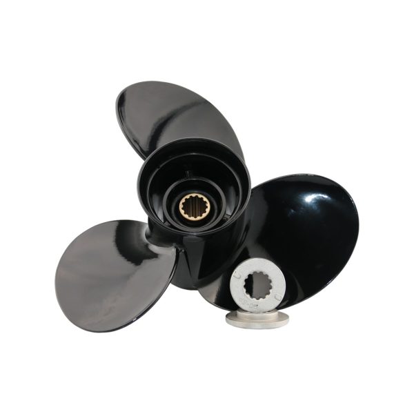 10 1/8x15 Outboard Propeller Aluminum Fit Mercury Boat Engines 25HP - 70HP Pressed-In Hub