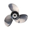 10 3/8x14 Outboard Propeller Stainless Steel Fit Mercury Boat Engines 25HP - 70HP Pressed-in Hub - Image 3