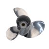 10 3/8x14 Outboard Propeller Stainless Steel Fit Mercury Boat Engines 25HP - 70HP Pressed-in Hub