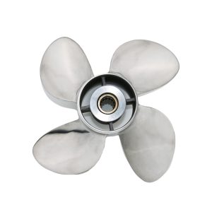 13 1/4x15 Outboard Propeller Stainless Steel Fit Mercury Boat Engines 40HP - 140HP Pressed-in Hub 4 Blades