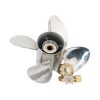 13 1/2x13 Outboard Propeller Stainless Steel Fit Mercury Boat Engines 40HP - 140HP Pressed-in Hub 4 Blades - Image 3