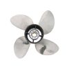 13 1/2x13 Outboard Propeller Stainless Steel Fit Mercury Boat Engines 40HP - 140HP Pressed-in Hub 4 Blades - Image 4