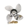 13 1/2x13 Outboard Propeller Stainless Steel Fit Mercury Boat Engines 40HP - 140HP Pressed-in Hub 4 Blades - Image 5