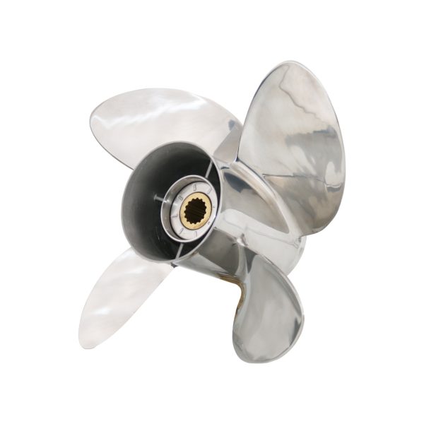 13 1/2x13 Outboard Propeller Stainless Steel Fit Mercury Boat Engines 40HP - 140HP Pressed-in Hub 4 Blades - Image 6