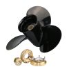 13 7/8x14 Outboard Propeller Aluminum Fit Mercury Boat Engines 40HP - 140HP Interchangeable Hub - Image 2
