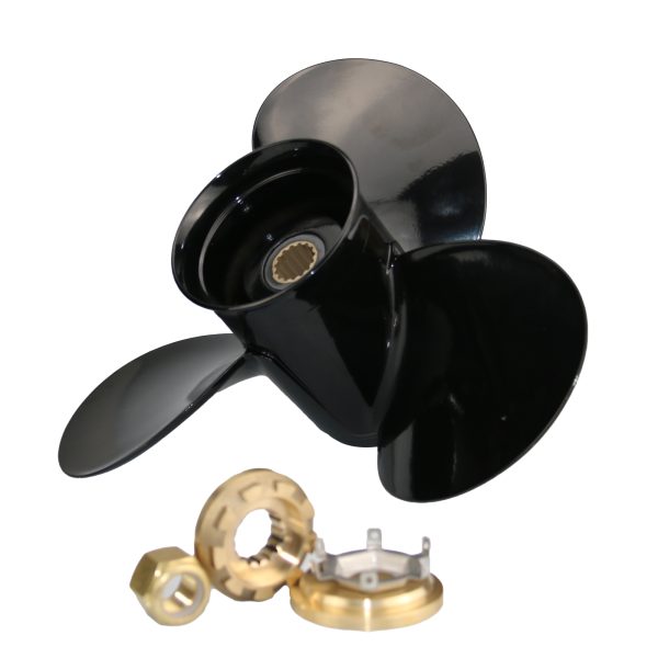 13 7/8x14 Outboard Propeller Aluminum Fit Mercury Boat Engines 40HP - 140HP Interchangeable Hub - Image 2