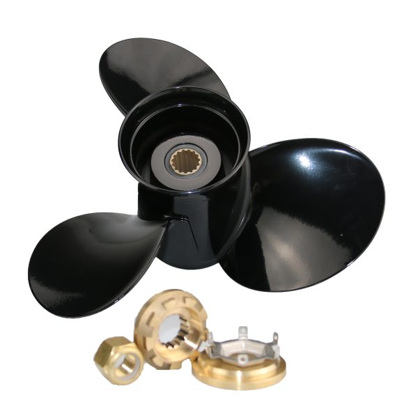 13 7/8x14 Outboard Propeller Aluminum Fit Mercury Boat Engines 40HP - 140HP Interchangeable Hub - Image 4