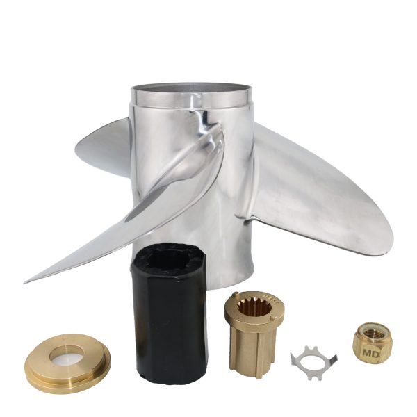 13 1/2x20 Outboard Propeller Stainless Steel Fit Mercury Boat Engines 40HP - 140HP Interchangeable Hub